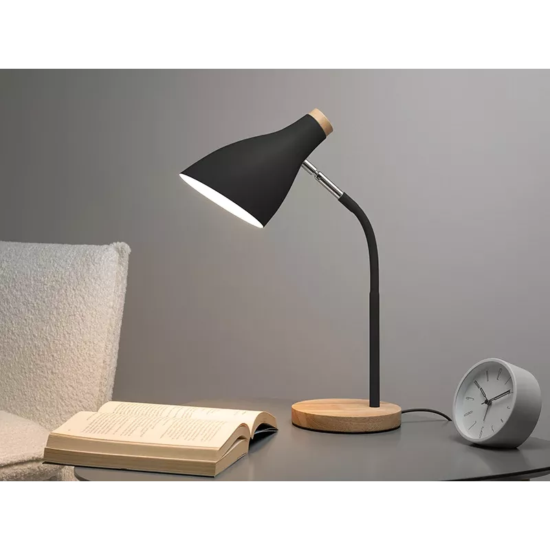 Stalinė lempa TRACER TRAOSW47237 Scandi Black LED su reguliuojamu ryškumu ir reguliuojama rankena