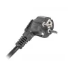 Maitinimo skirstytuvas LANBERG PDU-09E-0300-BK — 9x E tipo lizdai, 16 A, 220–250 V, 3 m laidas, 1U stovas, 19 colių
