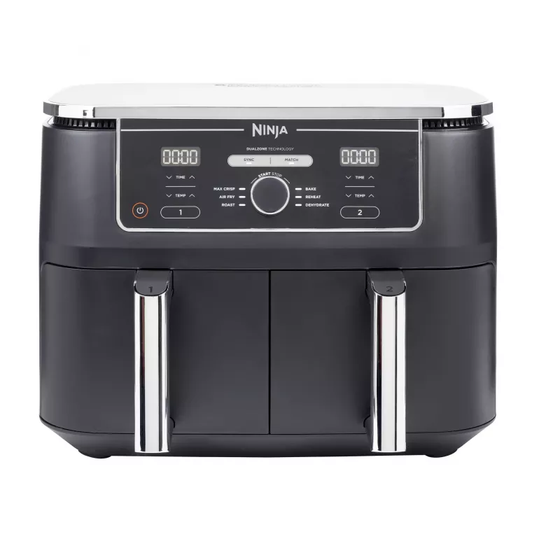 Kepimo krosnelė Ninja AF400EU Dviguba 9,5 L Viena 2470 W Karšto oro gruzdintuvė Juoda