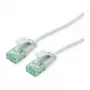 ROLINE RM UTP DataCenter Patch Cable Cat.6A (Class EA), plonas, pilkas, 0,5 m