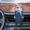 Automobilinis laikiklis telefonui USAMS ZJ063 prietaisų skydeliui arba priekiniam stiklui, reguliuojamas kampas