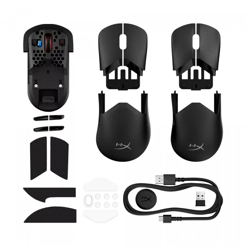 HyperX Pulsefire Saga Pro belaidė žaidimų pelė (juoda)