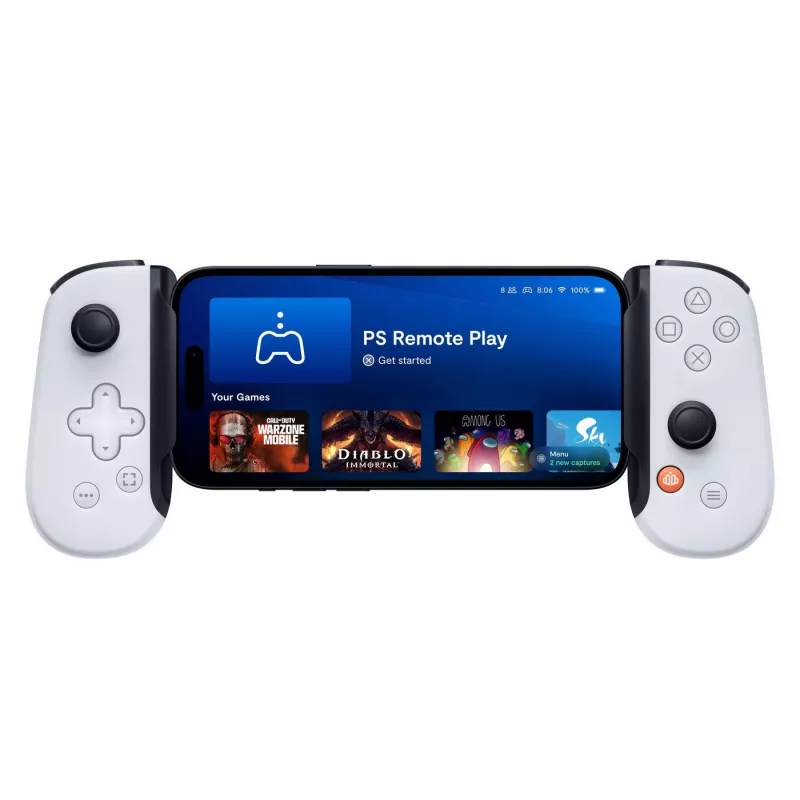 Backbone One PlayStation Edition mobilusis žaidimų pultas, USB-C, baltas