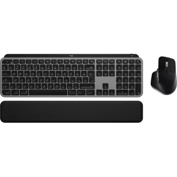Logitech Master Series MX Keys S Combo for Mac – belaidė klaviatūra ir pelė su apšvietimu (920-012845)