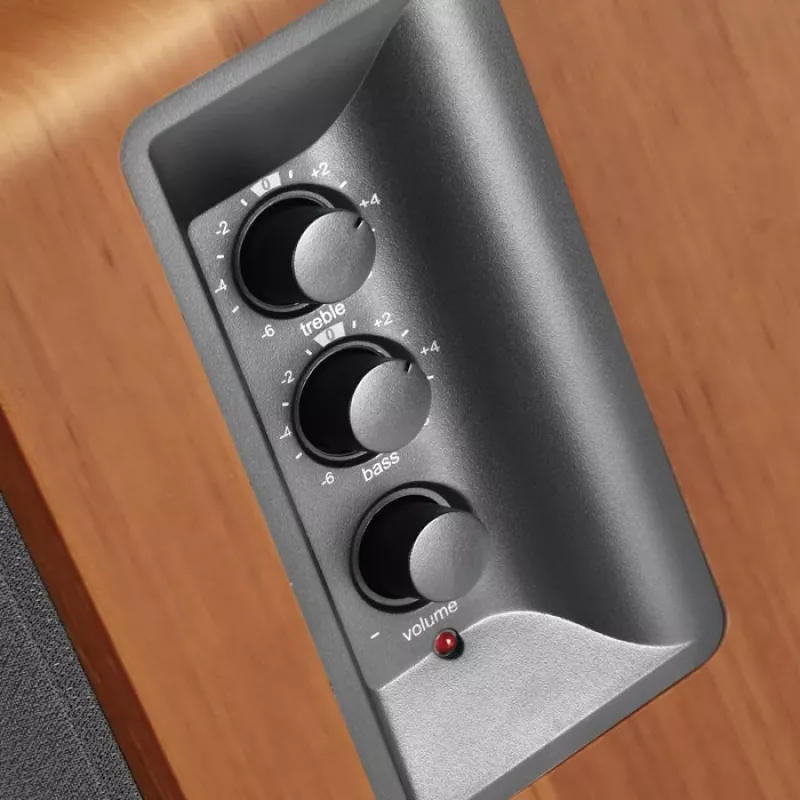 Edifier Studio R1280Ts 2.0 medinis/sidabrinis garsiakalbių rinkinys