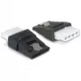 Adapteris DeLOCK 65046 4pin Molex į 15pin SATA juodas