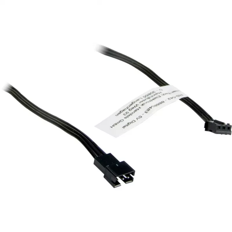 INTER-TECH RS-042 RGB RGB LED juosta 1000 mm, 10 mm, juoda