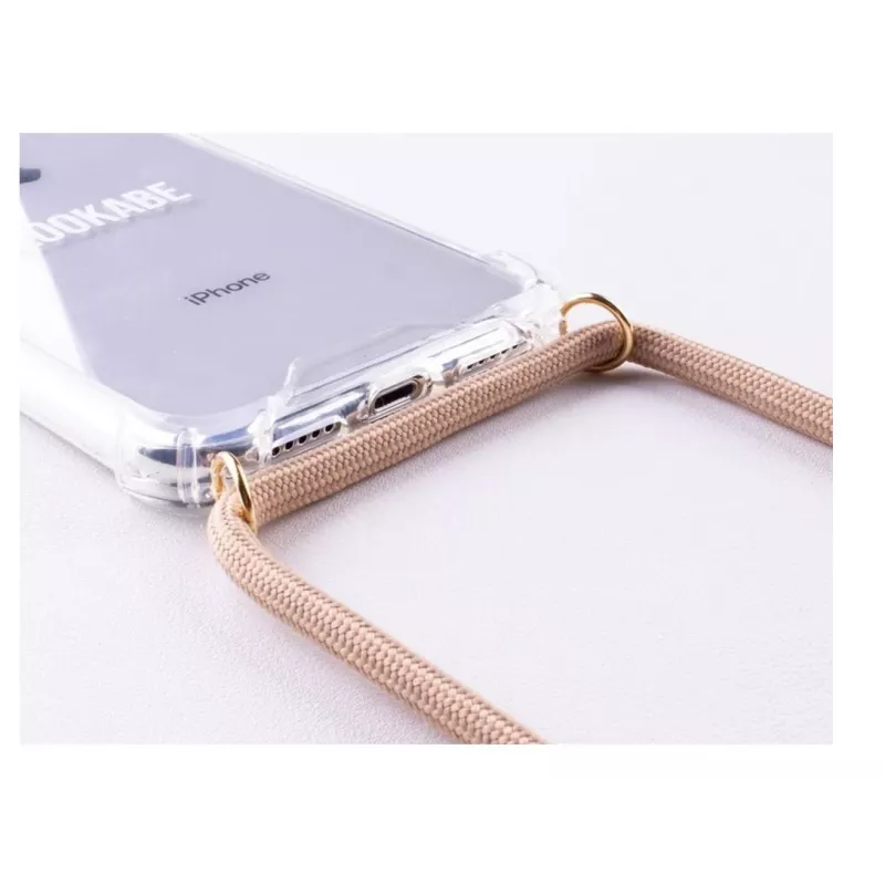 Byla dėklas su sagtimi „Lookabe“ iPhone Xs Max – auksinės spalvos nude apdaila