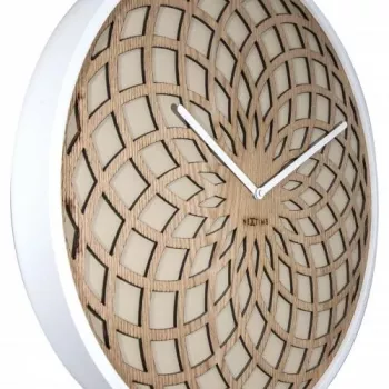 NeXtime laikrodis 3150be Sun Small, Ø35 cm, sieninis, smėlio spalvos