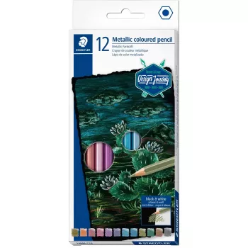 Staedtler Metallic 146M C12 metaliniai žymekliai, 12 spalvų