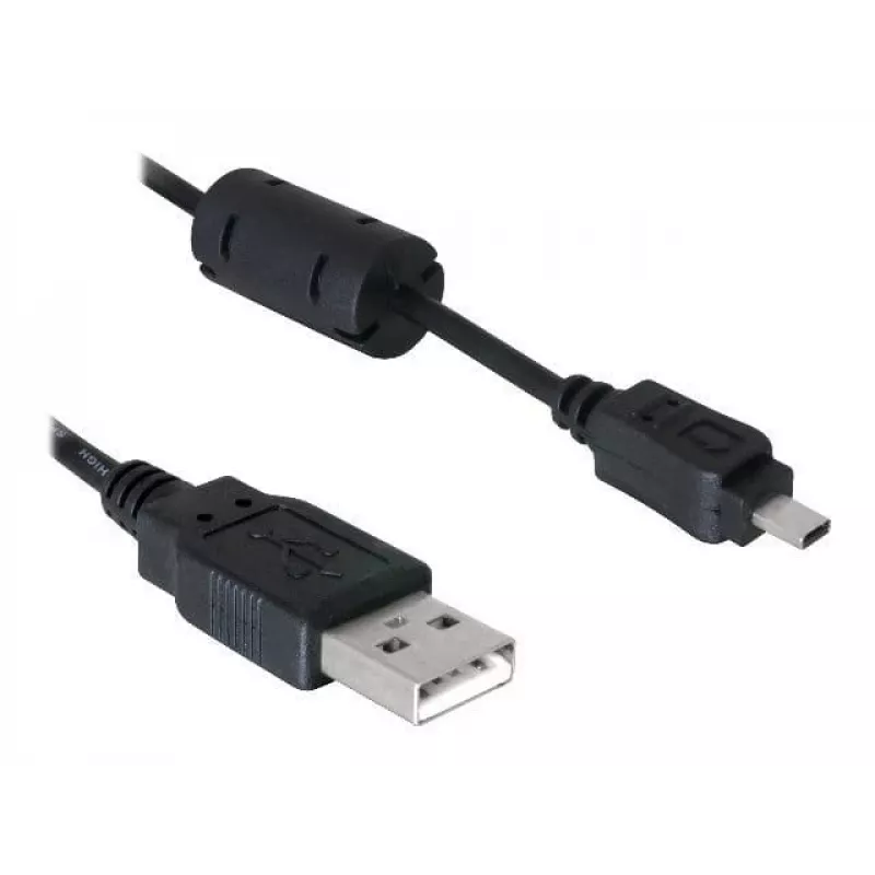Delock 82414 USB kabelis fotoaparatui (Nikon 8-pin UC-E6), 1,83 m, juodas