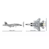 Cobi Konstruktorius Boeing F-15EX Eagle II modelis COIB-5900, kolekcinis mastelio rinkinys