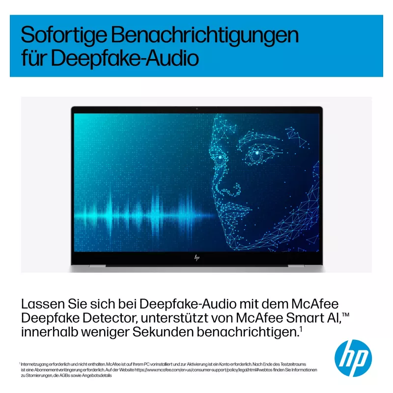 HP OmniBook 7 Next Gen AI nešiojamas kompiuteris 17-dc0074ng - Intel Core Ultra 7 258V / 2.2 GHz - Win 11 Pro - Intel Arc Graphics 140V - 32 GB RAM - 1 TB SSD NVMe - 43,9 cm (17,3 inch) (CV1J6EA#ABD)