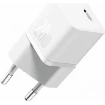 Baseus Gan5 Fast Charger Mini 1C 20W Smartphone Universal White