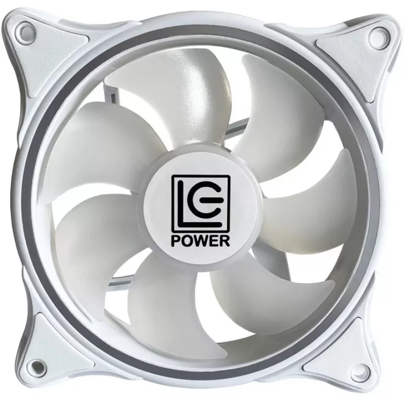 LC-Power LC-CF-120-ARGB-W 120 mm ARGB korpuso ventiliatorius – baltas