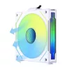 120 mm Lian Li UNI FAN SL-INF Wireless ARGB PWM — Baltas, modulinė magnetinių ventiliatorių sistema