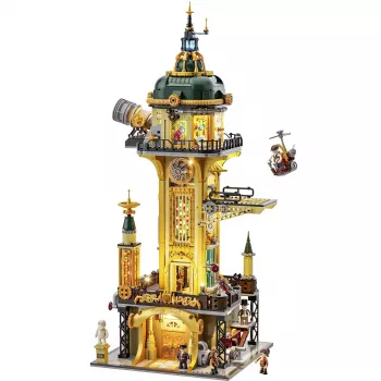 Steampunk bokštas, konstrukcinis žaislas