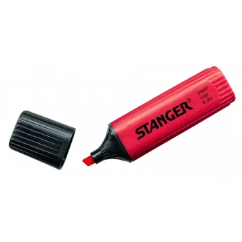 STANGER žymeklis, 1-5 mm, raudonas, dėžutė 10 vnt. 180003000