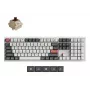 Mechaninė pilno dydžio klaviatūra Keychron Q6 Ultra 8K — USB, RF belaidis, Bluetooth, RGB, balta