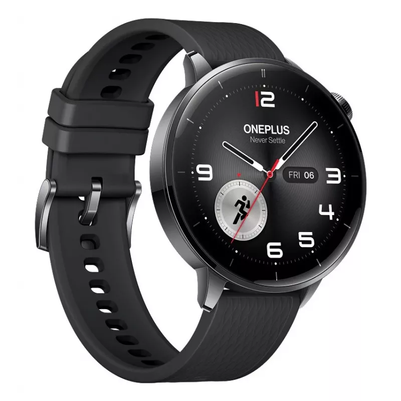 Išmanusis laikrodis ONEPLUS Watch 3 43mm – 1,32 colio AMOLED, Snapdragon W5, GPS, NFC, IP68, 5 ATM, 354 mAh, nerūdijančio plieno korpusas