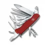 Daugiafunkcis peilis Victorinox Work Champ su fiksuojančiu ašmeniu, raudonas, smailusis