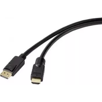 HDMI kabelis Renkforce RF-4581870 10 m, HDMI A tipo (standartinis), juodas
