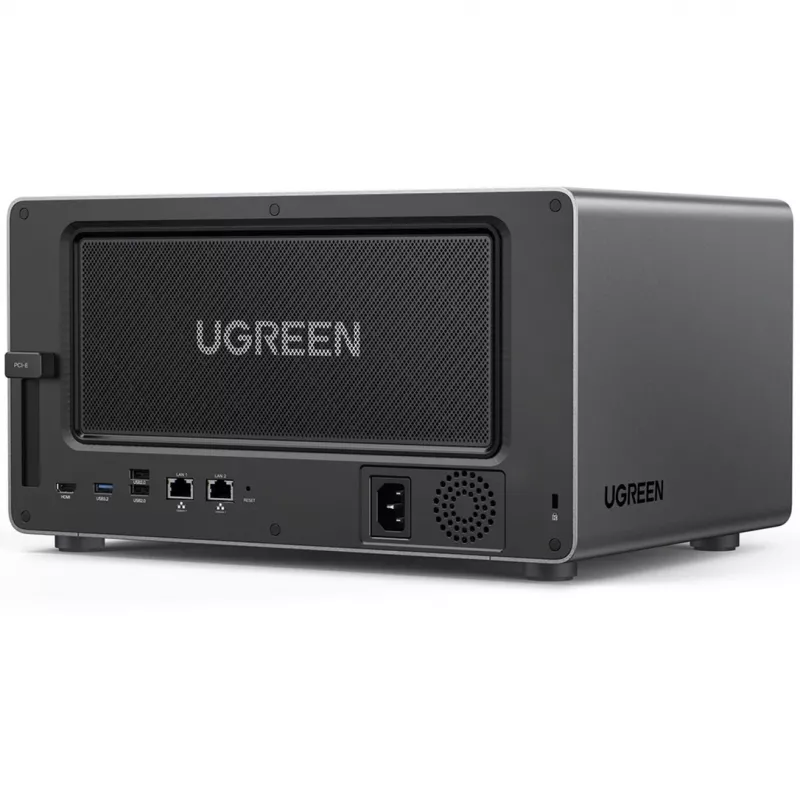UGREEN NASync DXP8800 Plus 8 lizdų NAS 0/8 SATA + 0/2 M.2 SSD, 2x 10GbE, 8GB RAM
