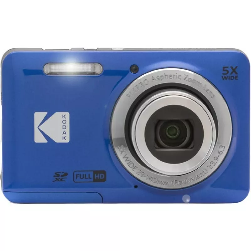 Kodak PIXPRO FZ55 1/2.3 Kompaktiška kamera 16 MP CMOS 4608 x 3456 pikseliai Mėlyna (FZ55BL)