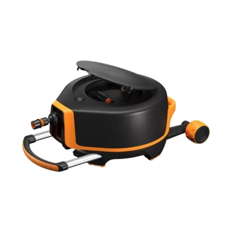 Fiskars sodo žarna su būgnu ir ratukais, XL, 13 mm