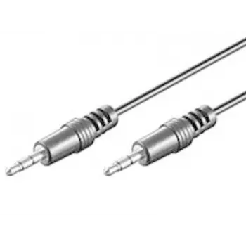 Garso kabelis 3,5 mm lizdas-lizdas MediaRange MRCS140 1 m juodas