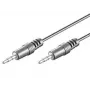 Garso kabelis 3,5 mm lizdas-lizdas MediaRange MRCS140 1 m juodas