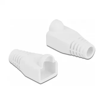 Apsauginis gaubtelis RJ45 DeLOCK 86724 Baltas 20 vnt.
