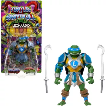 Veiksmo figūrėlė MATTEL MotU Origins Core Leonardo JBN03 – kolekcinė 6 colių, judančios galūnės