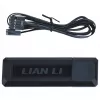 Ventiliatorių rinkinys Lian Li UNI FAN SL Wireless LCD 120 Juodas 3 vnt