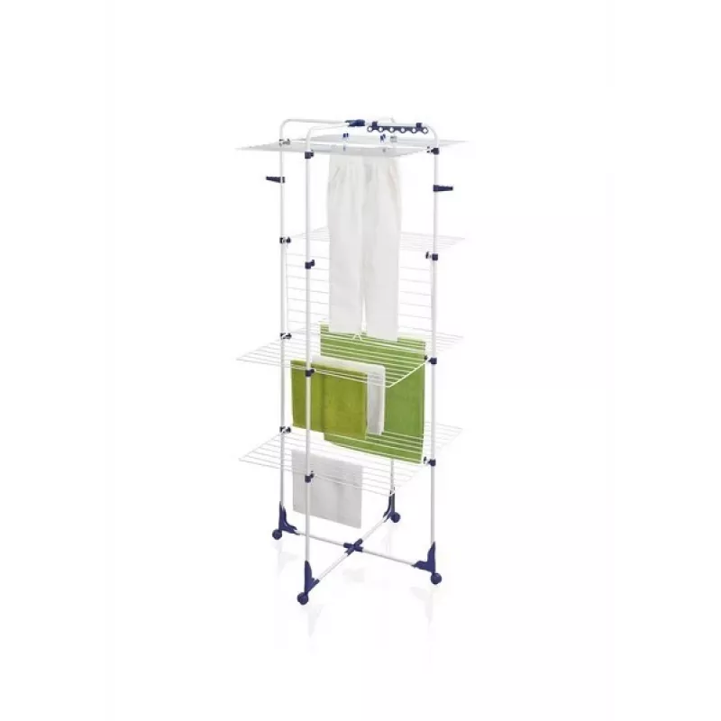 Džiovinimo stovas Leifheit Classic Tower 450 81456 – vidaus/lauko, 45 m džiovinimo erdvė, ratukai, 1760×690 mm