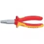 Knipex replės plokščianosės, bendras ilgis 160 mm, chromuotos