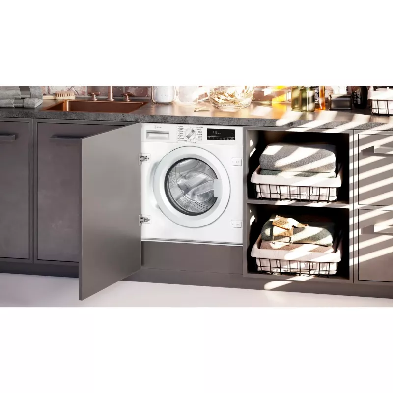 Skalbimo mašina Neff W6441X1, priekinė, 8 kg, 1400 aps./min., balta