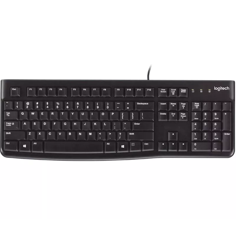 Logitech K120 verslo klaviatūra, juoda, hebrajiška, EMEA-914