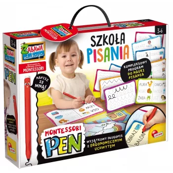 Mokomasis rinkinys Montessori Rašymo mokykla su 18 planšetėmis