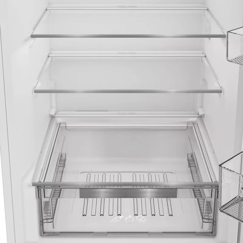 Šaldytuvas INDESIT INKS 1401 S4E1, E energijos klasė, laisvai pastatomas, kombinuotas, 202,5 cm aukščio, sidabrinis