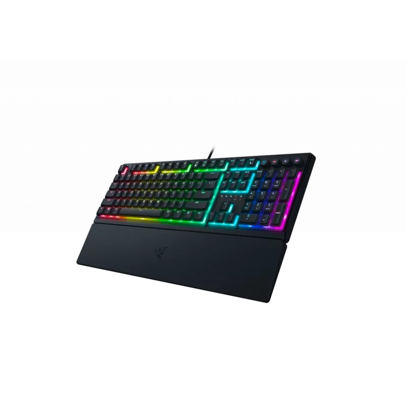 Razer Ornata V3 RGB žaidimų klaviatūra USB, juoda, pilno dydžio, laidinė, mecha-membrana