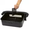 Kaitvėjo gruzdintuvė ProfiCook PC-FR 1313 H — 10 l, 2400 W, 10 programų, liečiamasis valdymas, nerūdijantis plienas/juoda