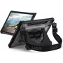 UAG Urban Armor Gear Plasma dėklas su rankenėle ir atramėle | Microsoft Surface Pro 12 colių (1. versija) | ledo (permatoma)/juoda | 324023114340