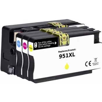 Renkforce rašalo rinkinys, suderinamas su HP 950 XL, 951 XL (C2P43AE), juoda, žydra, rausvai raudona, geltona RF-5705448