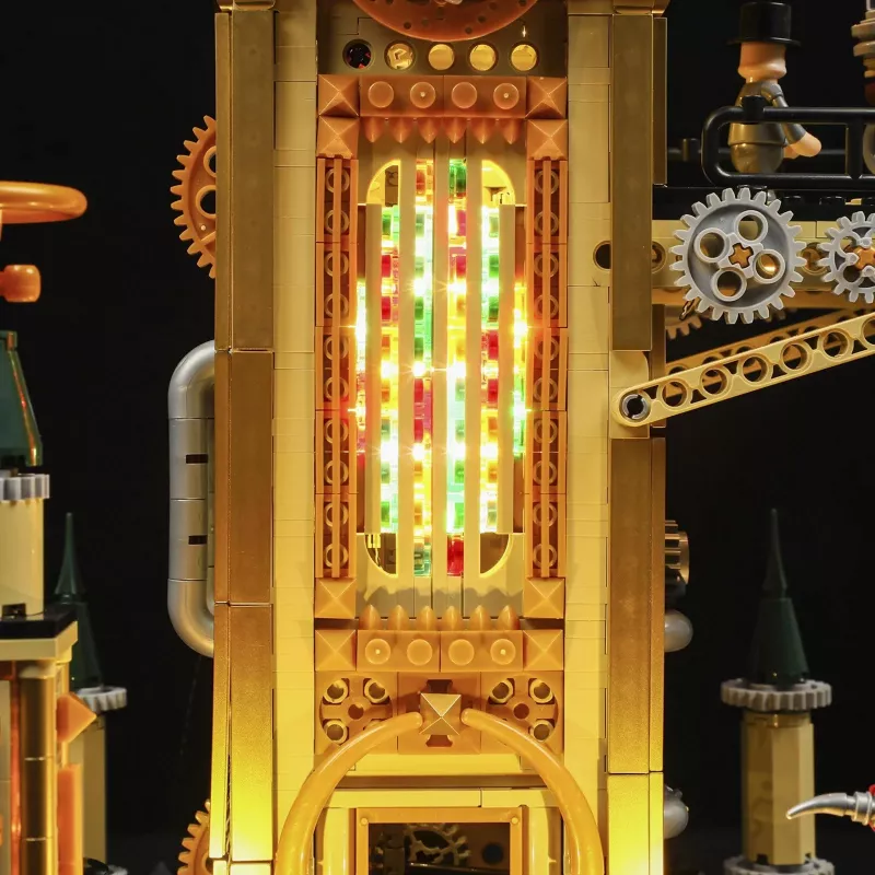 Steampunk bokštas, konstrukcinis žaislas