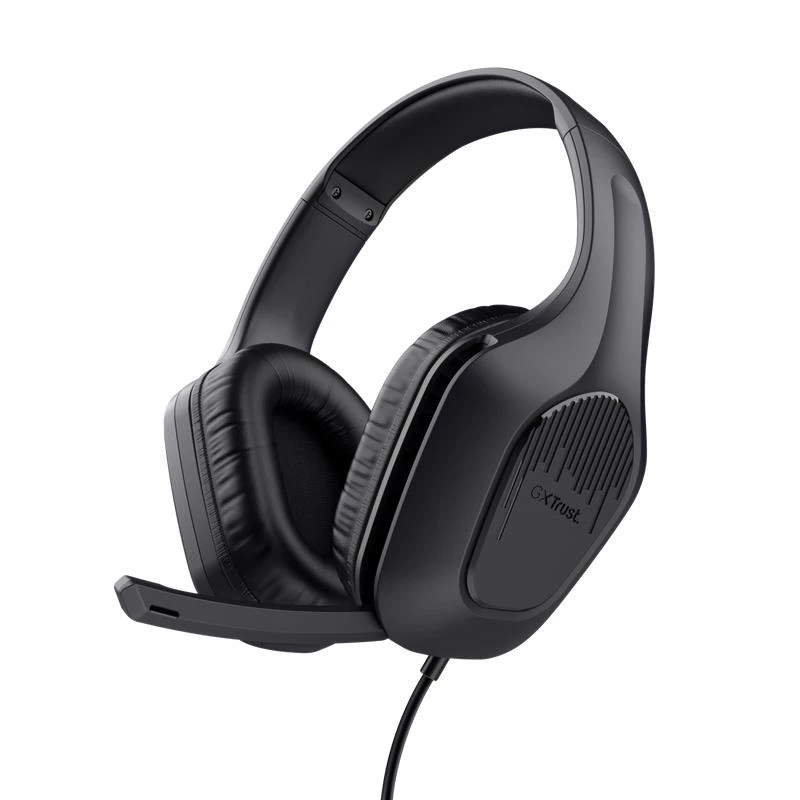 Trust GXT 792 QUADROX žaidimų rinkinys (klaviatūra, pelė, ausinės, kilimėlis) USB, QWERTY, juoda