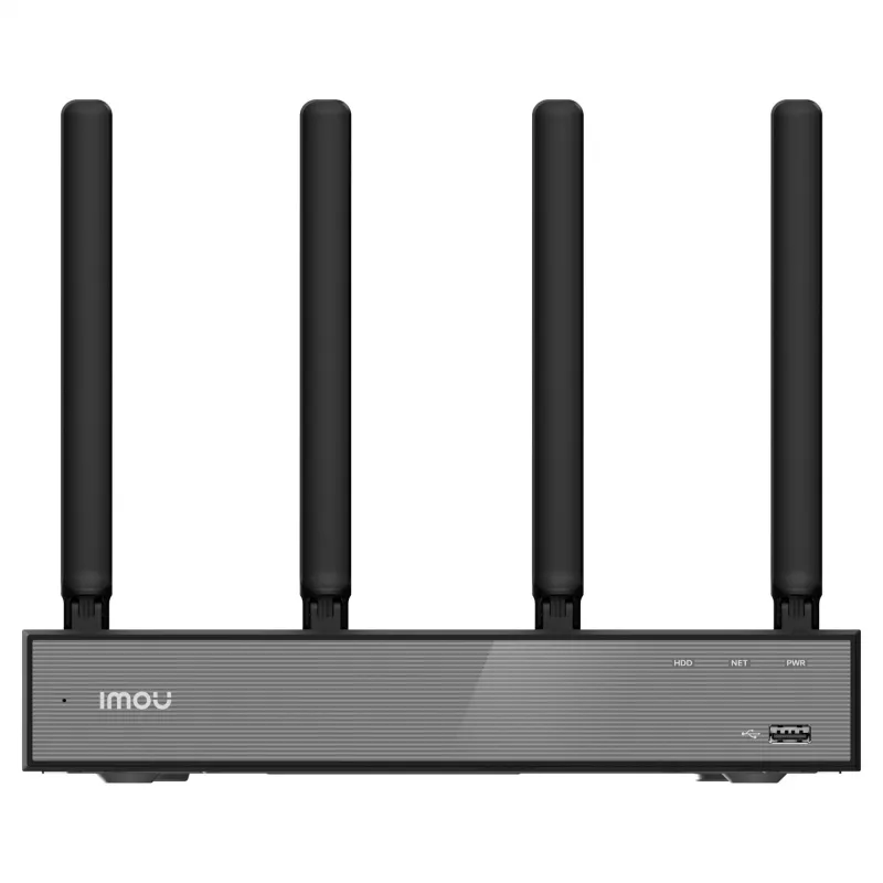 Tinklinis vaizdo registratorius IMOU N118W juodas – 18 kanalų, 4 kanalų atkūrimas, 3840×2160, dviejų juostų Wi‑Fi, SATA iki 16 TB