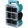 MAKTRAK Organizer compact įrankių dėžė Mėlyna/permatoma, permatomas dangtelis