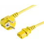 Maitinimo laidas S/CONN 09-05052 geltonas 5 m CEE7/7 - C13