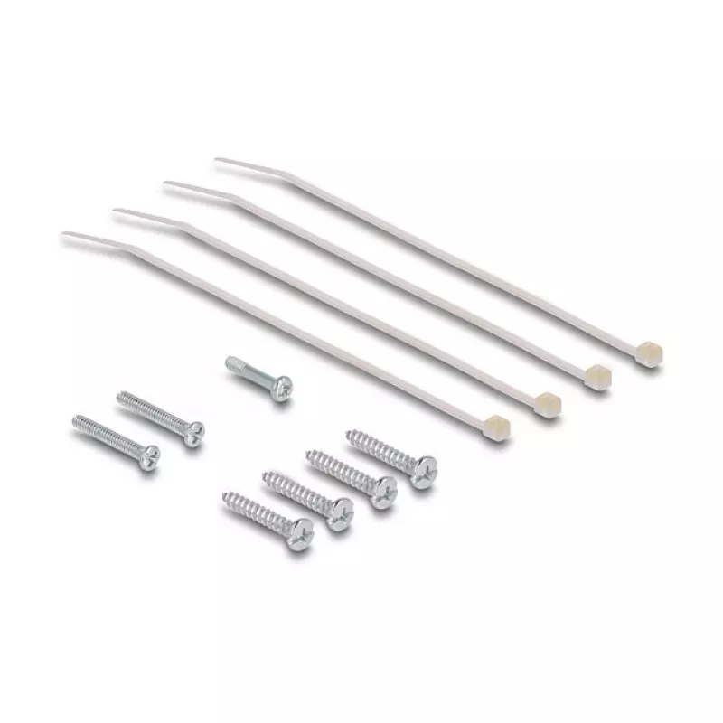 DeLOCK 67053 Sieninė 4 prievadų keystone dėžutė, balta